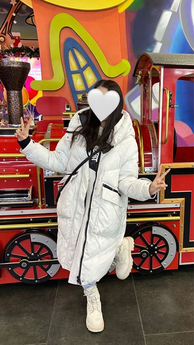 пуховик зимний для девочки