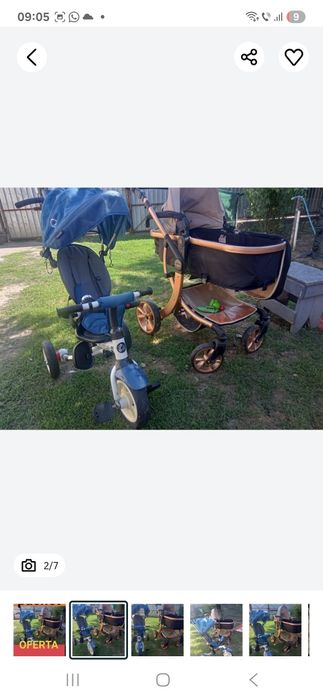 Carucior Visoli Gold Pliabil plus