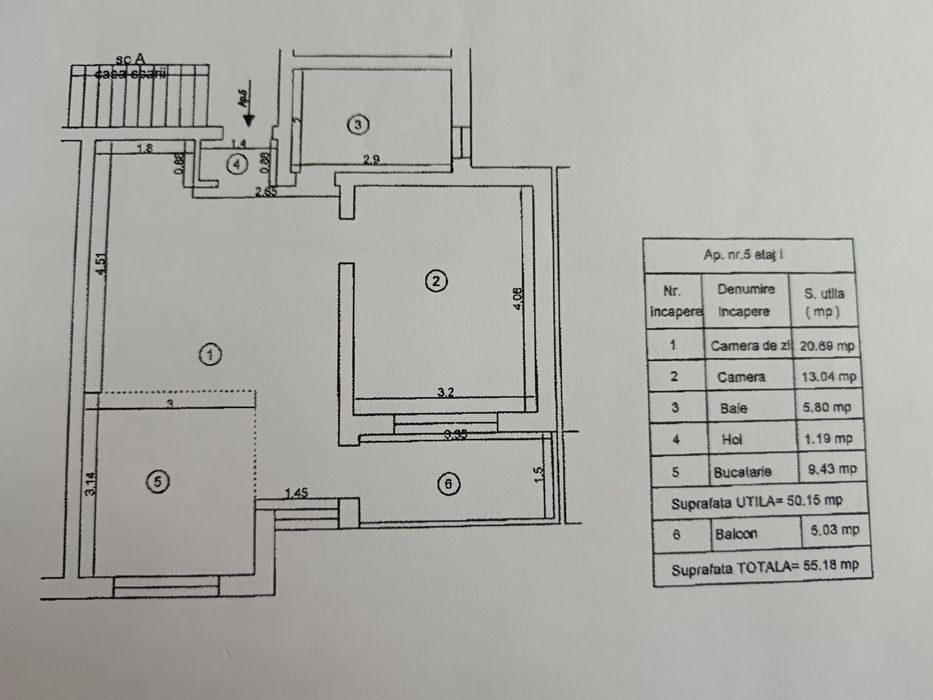 Apartament 2 camere Giroc