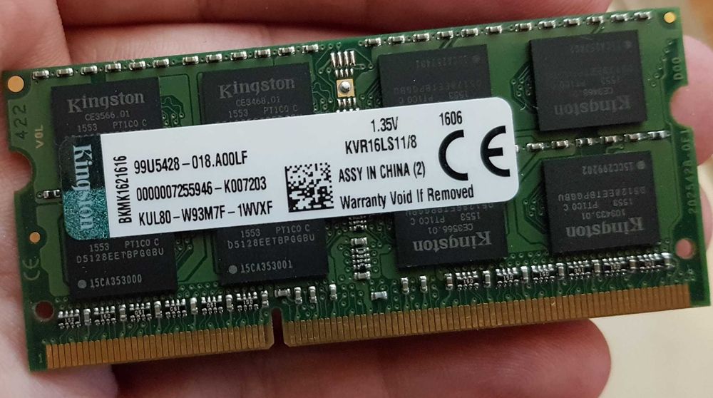 Kit memorie laptop Kingston 16GB (2x8GB) DDR3 1600MHz SO-DIMM