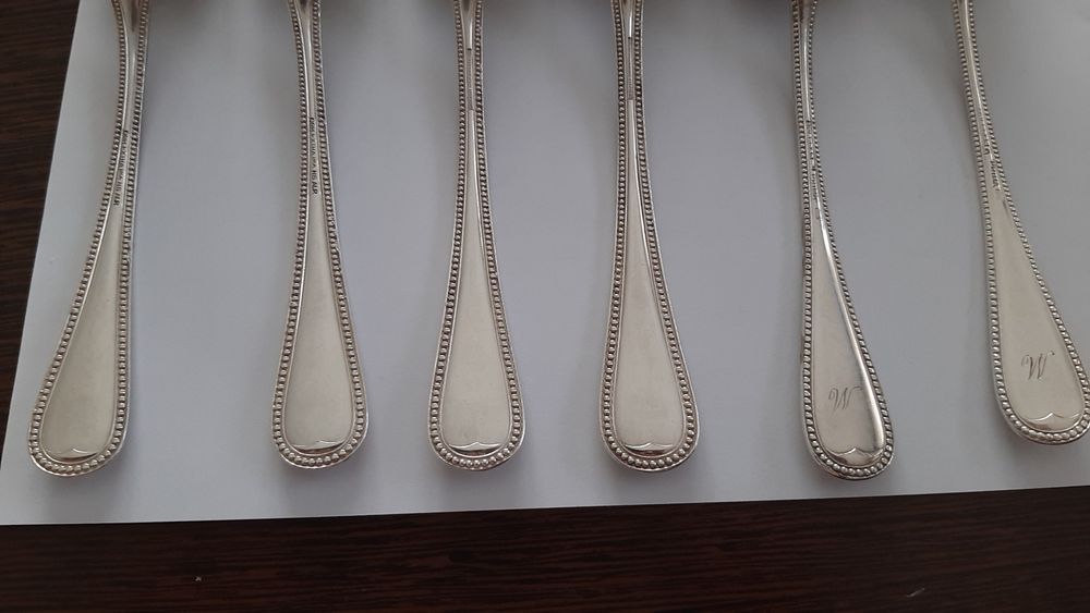 Set  linguri argintate C. G. Hallberg
