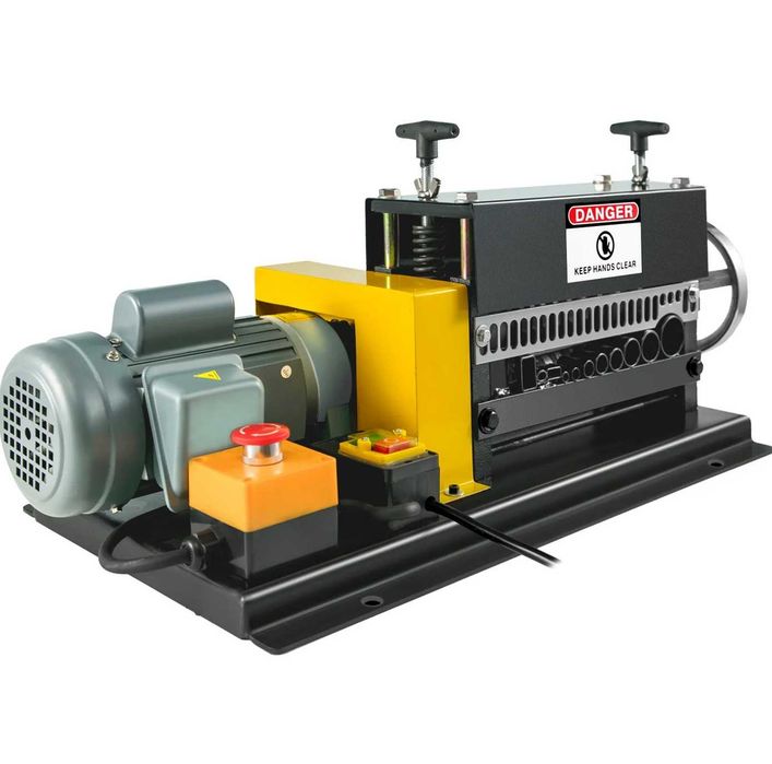Masina electrica decojit cabluri 1-38 mm 220V 10 cutite Profesionala Deblancator