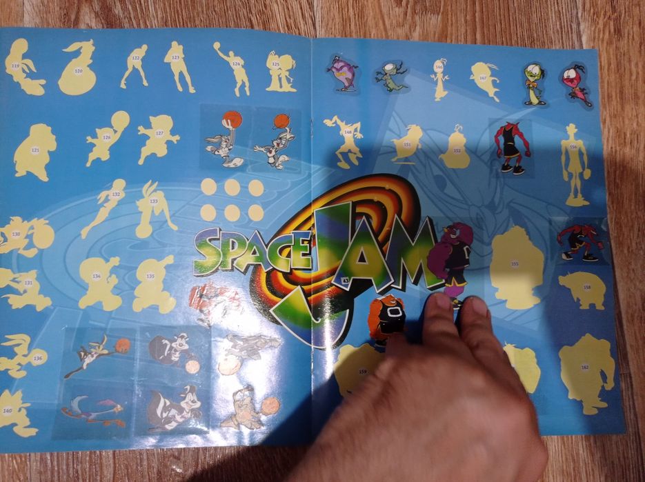 Журнал с наклейками Space Jam