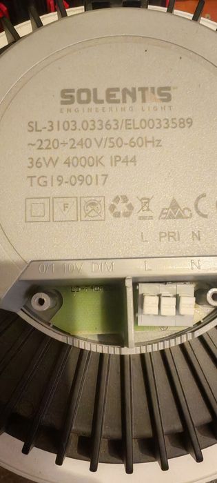 Lot 5x LED Industrial Solentis 36W – IP44, 4000K – Funcționale