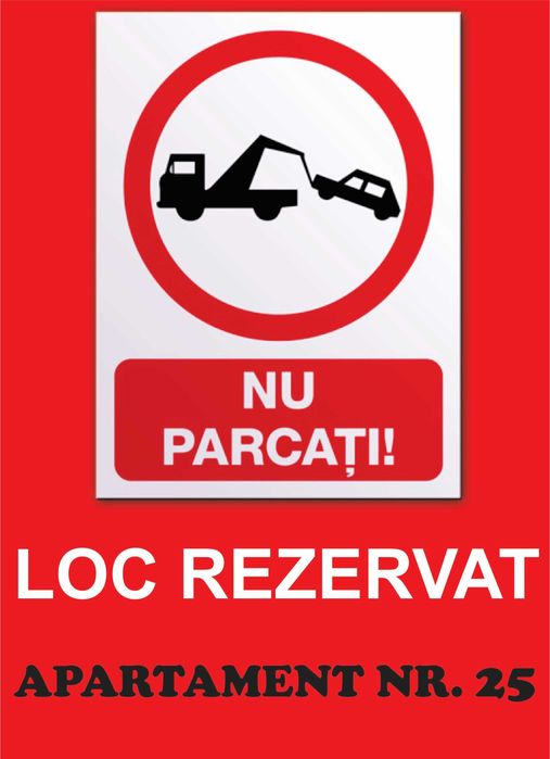 Placute parcare / stradale / imobile / terenuri