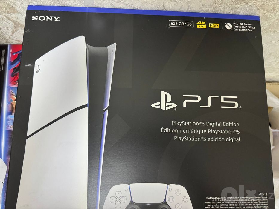 Новый PS5 slim digital 825gb