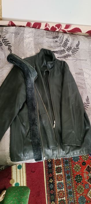 Куртка кожаная XXL