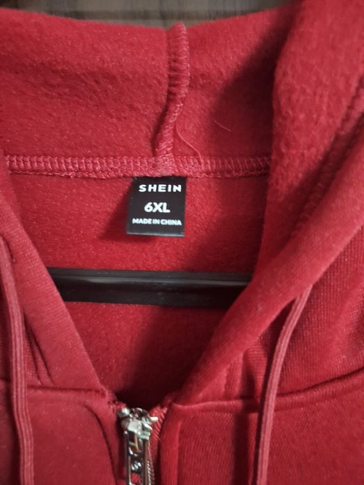 Hanorac shein Burgundi 6xl Nou