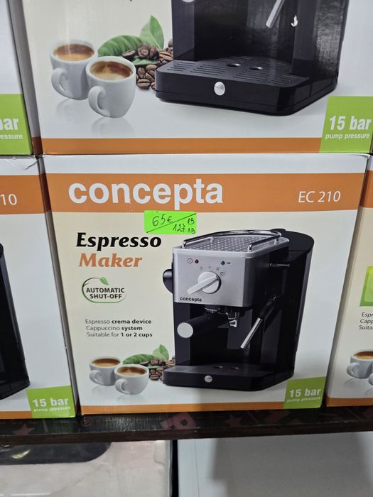*ПРОМОЦИЯ*Нова еспресо кафе машина 2 в 1 Concepta 15 bar