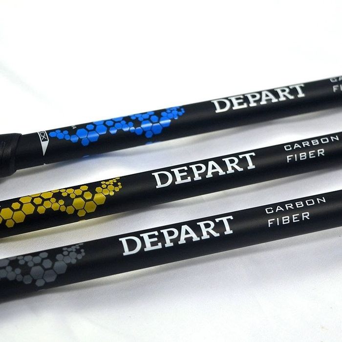 DEPART ультралёгкие надежные карбоновые трекинговые палочки на клипсах