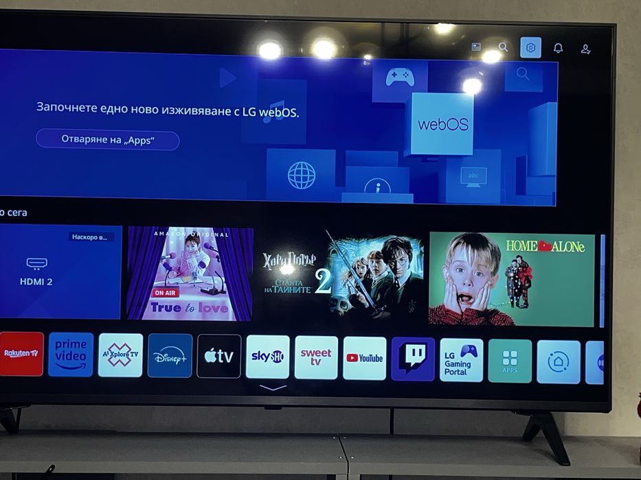 Телевизор LG 43UP76703LB, 43”(108cm),Smart,4k Ultra HD,LED,Клас G