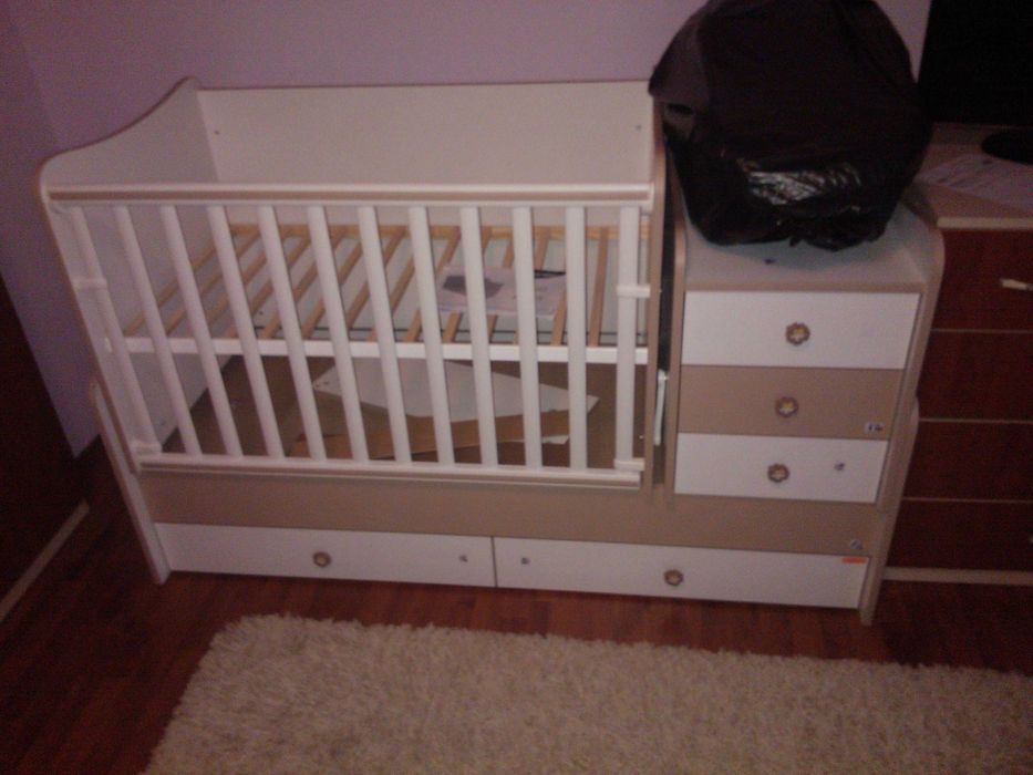 Детскa кошара 3в1 + 2 матрака