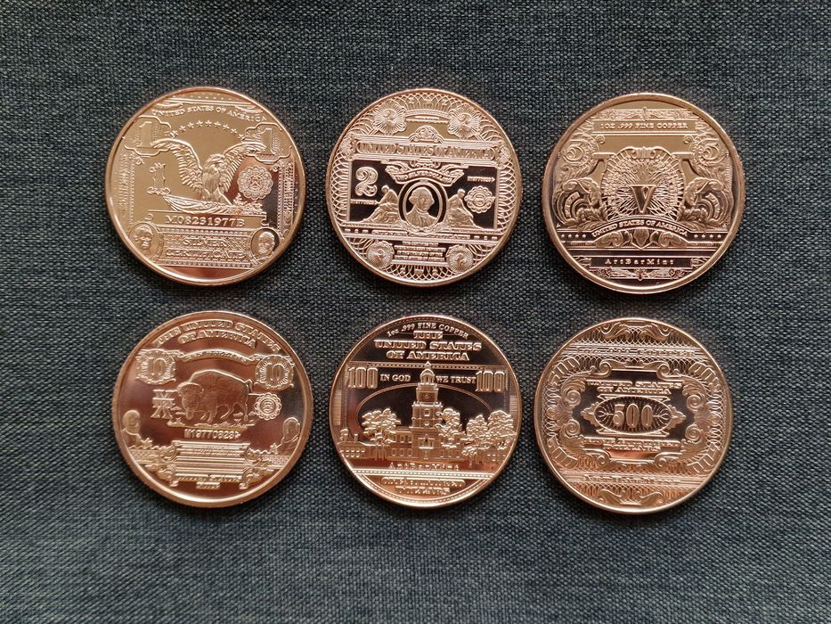 Медна монета, медно кюлче copper coin copper bar