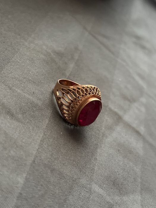 золотое кольцо ручной работы 583 проба