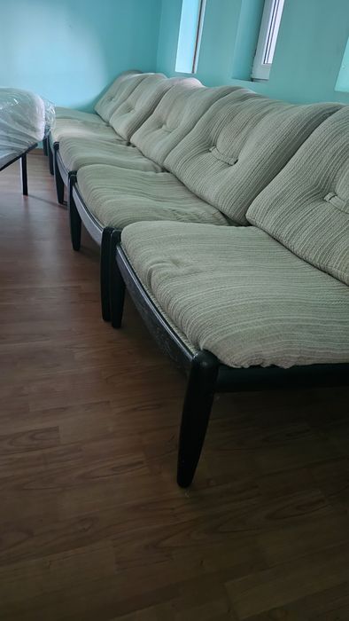 Vand scaune fotolii cadru din lemn masiv set 6 bucatii