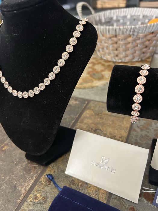 Lant Angelic Swarovski Gold Rose