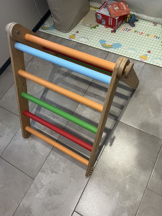 Триъгълник Пиклер и рампа за катерене/пързалка Wooden Magic