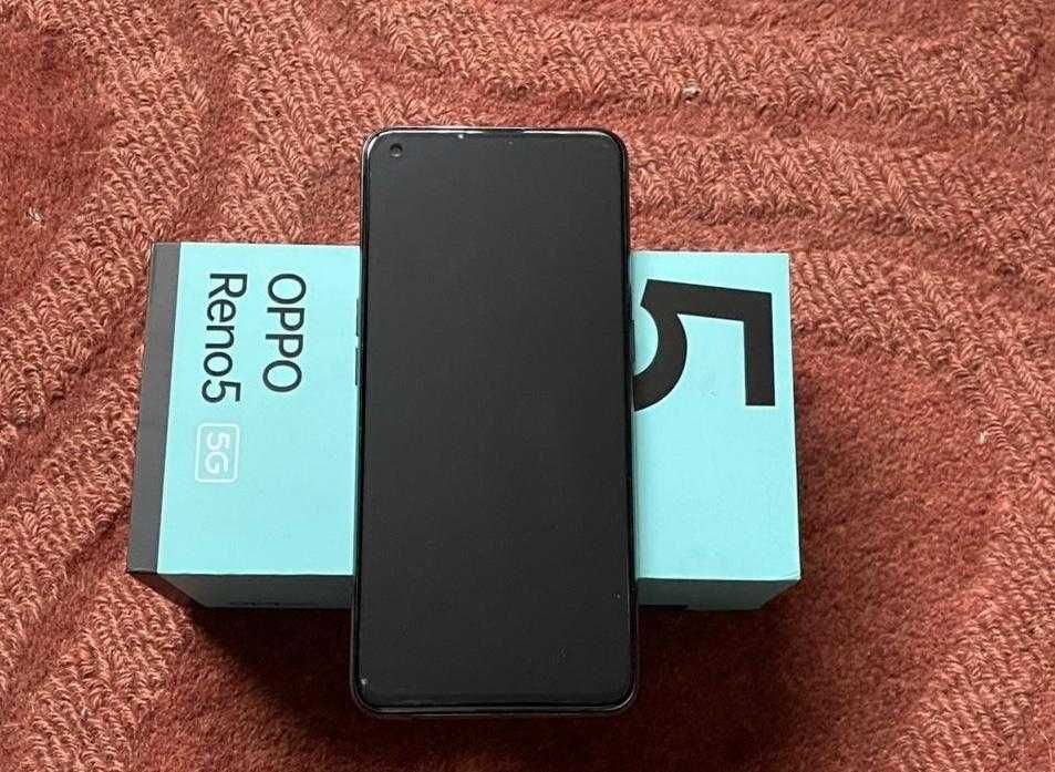 Oppo Reno 5; 5G; Black; 128 GB; Impecabil