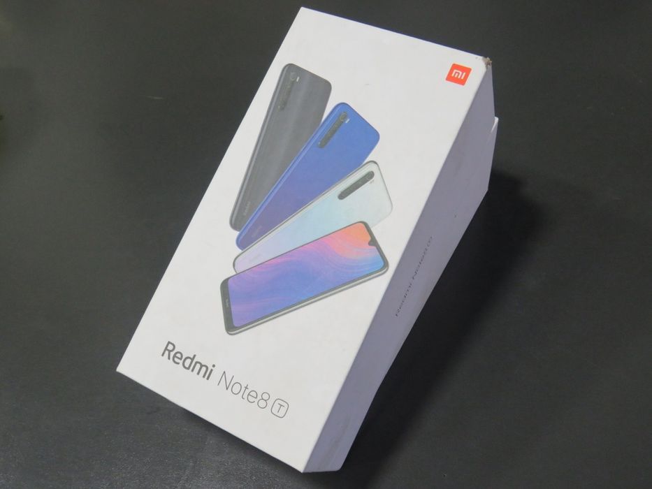 Redmi note 8T телефон и коробкой и документами