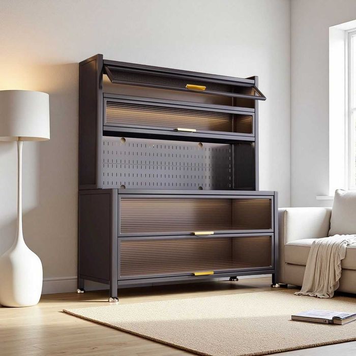 Кухонный стеллаж/полки для приборов/надёжный металлический шкаф