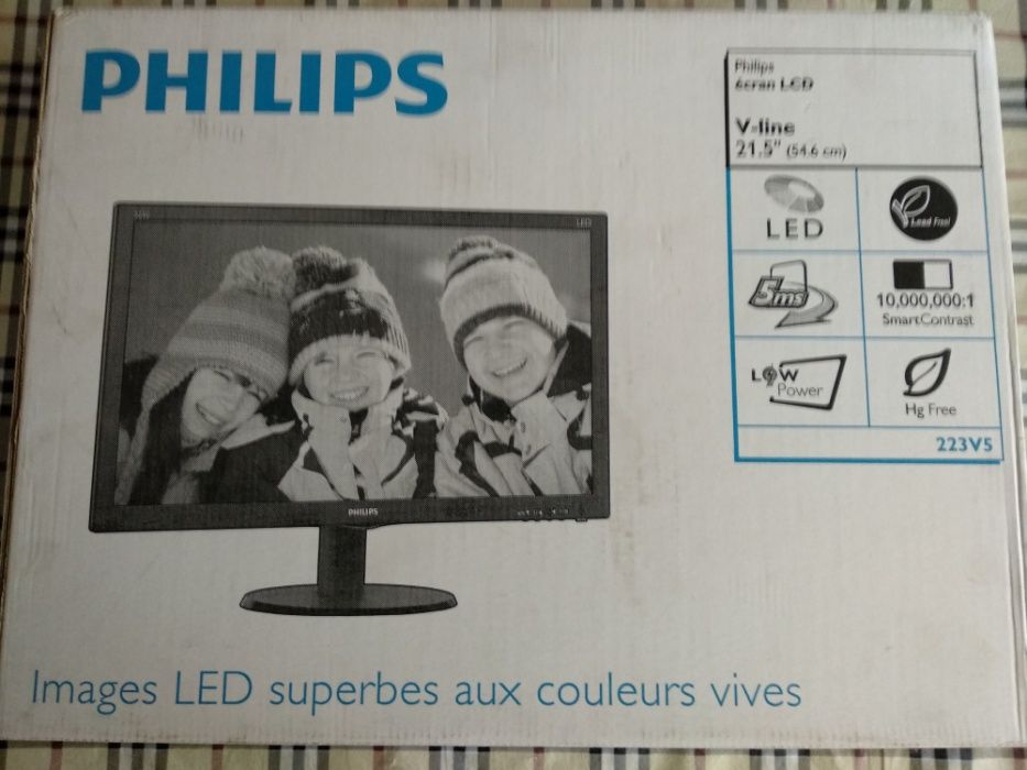 Монитор Philips 21,5 (54,6 см) V-line LED