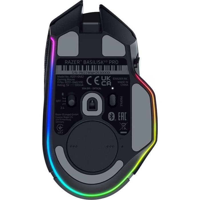 Mouse Wireless Razer Basilisk V3 Pro Black / White Gaming RGB Nou Sigilat Garantie