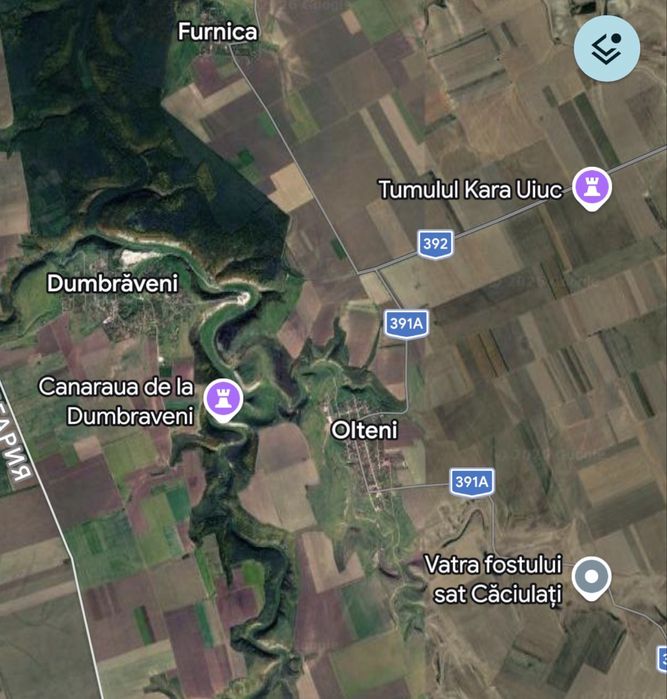 Teren intravilan de vânzare – 3.200 mp în Olteni, jud. Constanța - Vedere 2