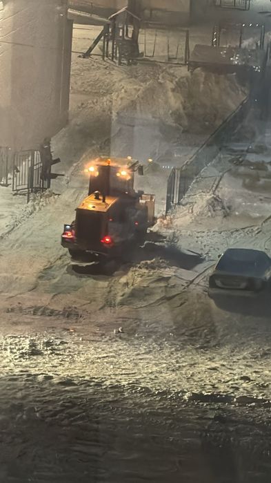 Погрузчик Чистка снега мусора