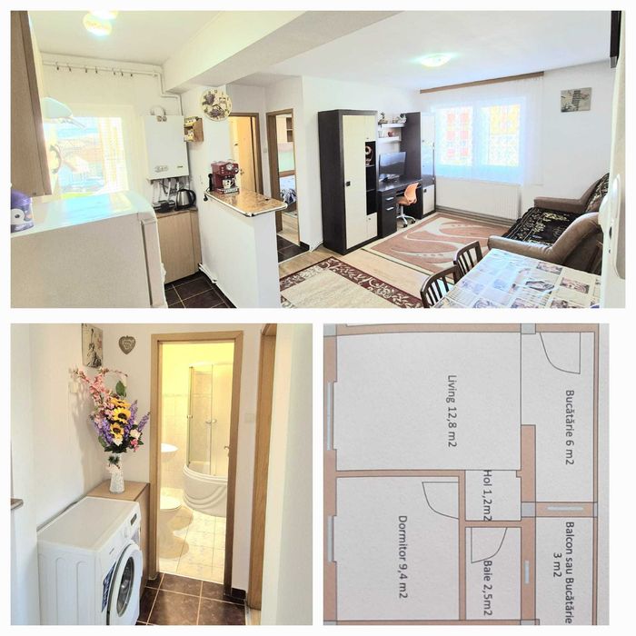 Apartament Izolat-Renovat-Utilat în Sebeș str M.Kogălniceanu Bl.82, Etaj2, Preț 39.000 euro Negociabil