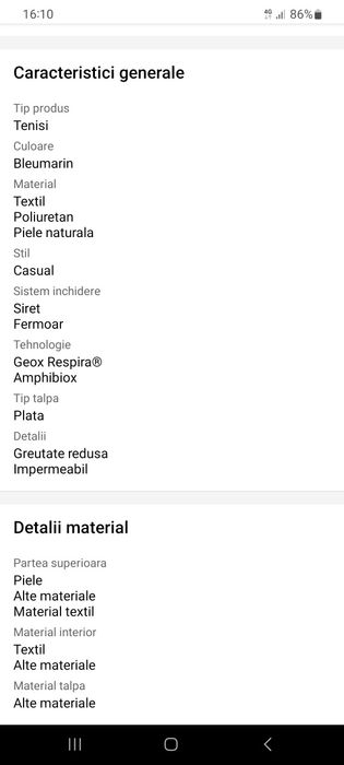 Vand ghete copii,marca Geox Amphibiox