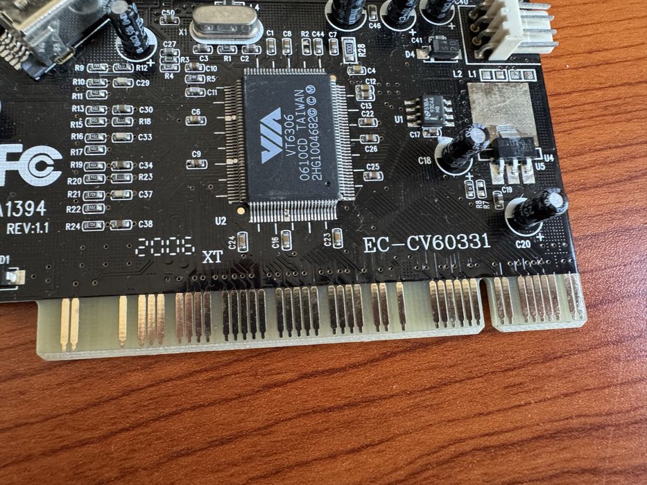 firewire cable and board