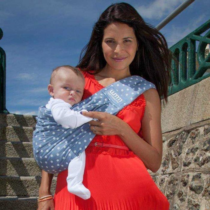 Бебешки слинг с 5 позиции за носене 0-24 месеца