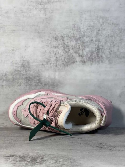 Adidasi OFF WHITE, Odsy 1000 SNEAKERS Premium din Piele / Beige Pink