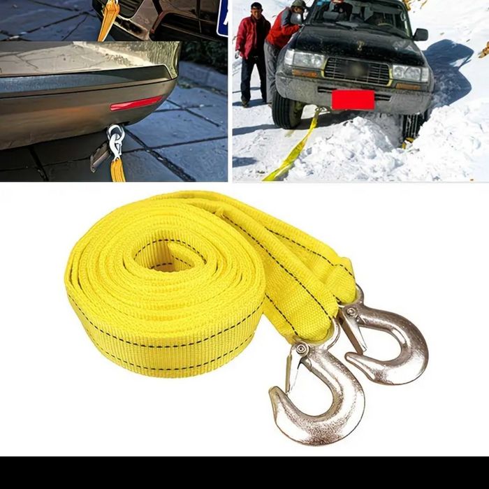 Топ цена-Въже за теглене за кола-джип-ван-автомобил-