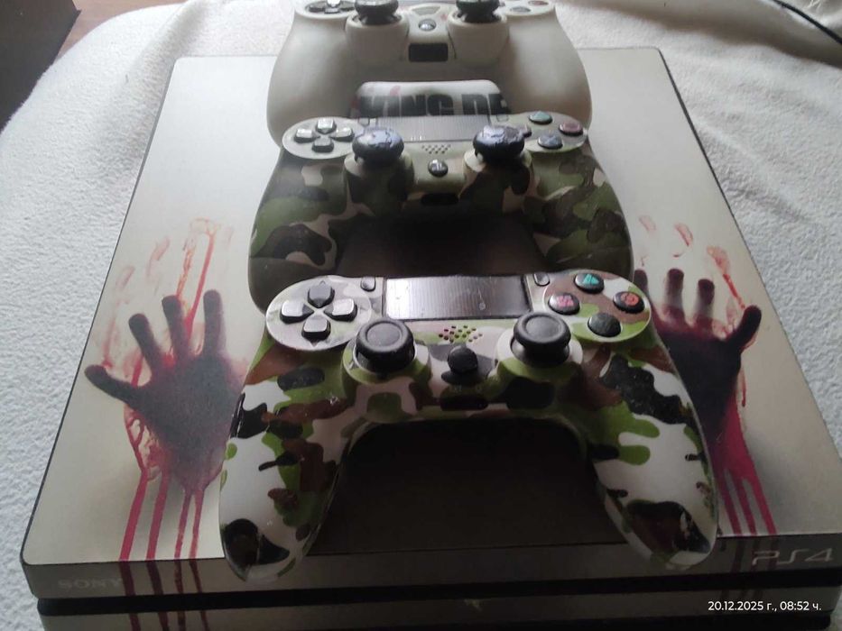 PlayStation PS4 PRO 1TB  God of War ПС4 ПРО
+ два джойстика подарък  !