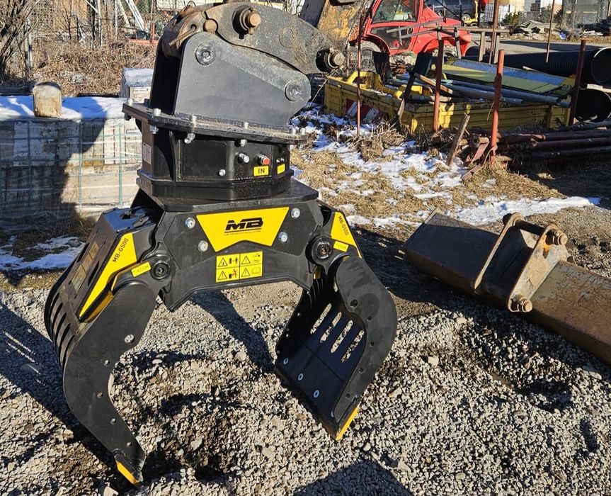 Cupa graifer  rotativ excavator 8 tone