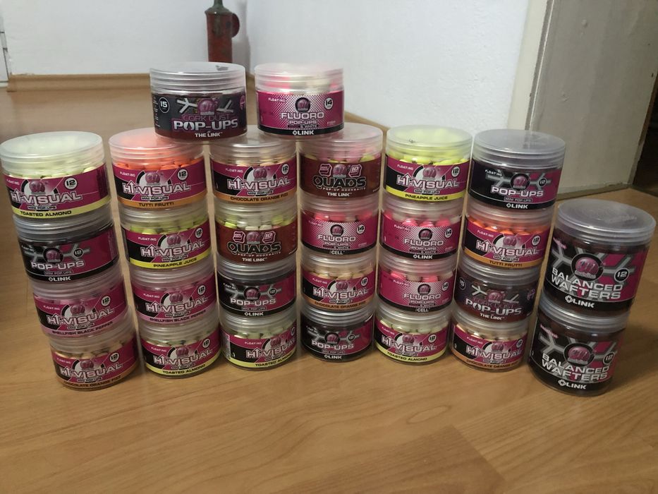 НОВИ! Mainline baits pop up топчета за стръв 12/14/15мм