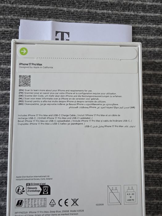 Iphone 17 Pro max 256gb Sigilat Factura Liber