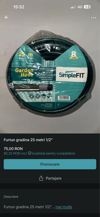 Furtun gradina diferite marimi