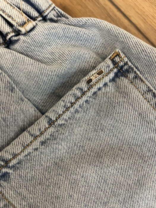 Сини дънки с ластик Zara denim