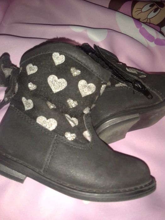 Зимен сет за момиче със сърца