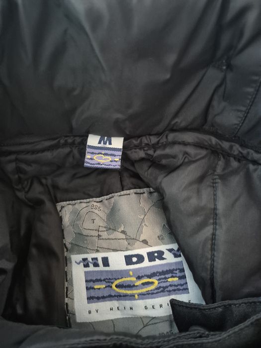 Geaca si pantaloni motocicleta din material textil cu insertii piele si protectie marime M