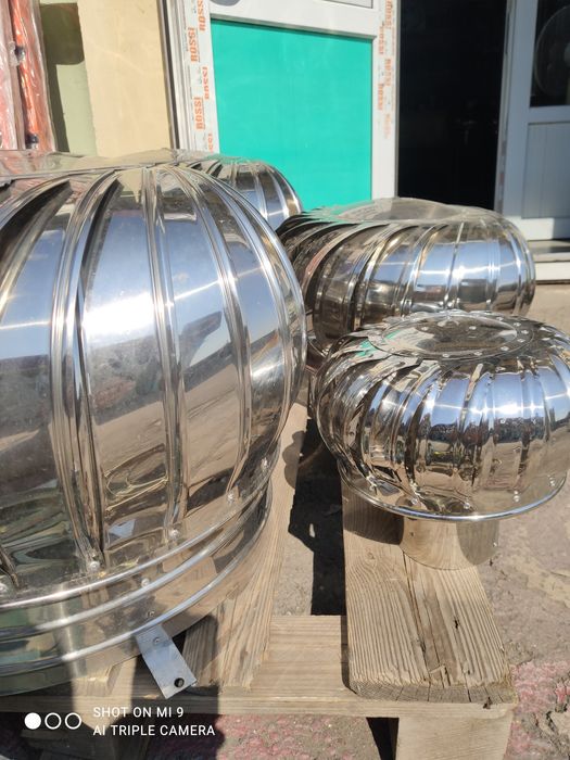 Турбодефлектор из нержавейки.