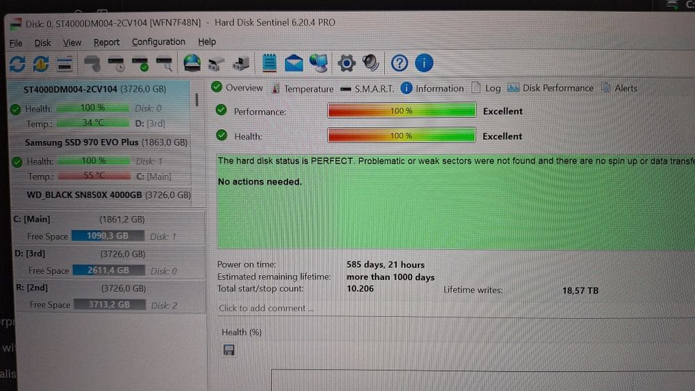 HDD hard disk Seagate Barracuda 4TB