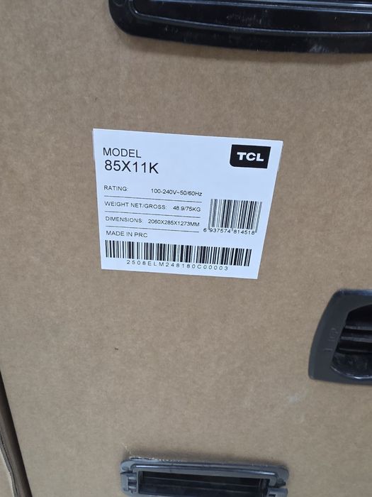 Телевизор tcl от 43 до98 все иодели в наличи успейте щас скитка!!