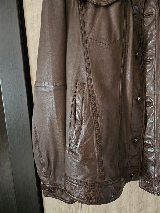 Geaca de piele naturala Freaky Nation nou nepurtat