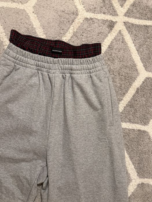 Balenciaga Double-waisted Sweatpants