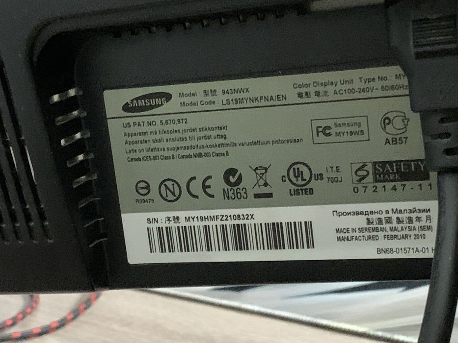 монитор samsung и hp