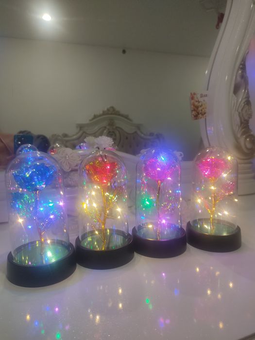 Продам ночник розы в колбе