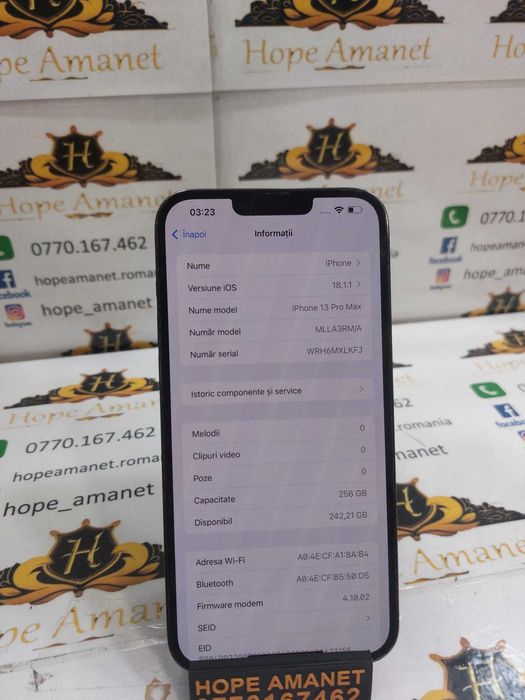 HOPE AMANET P12/ iPhone 13 Pro Max/ Baterie 72% #18217